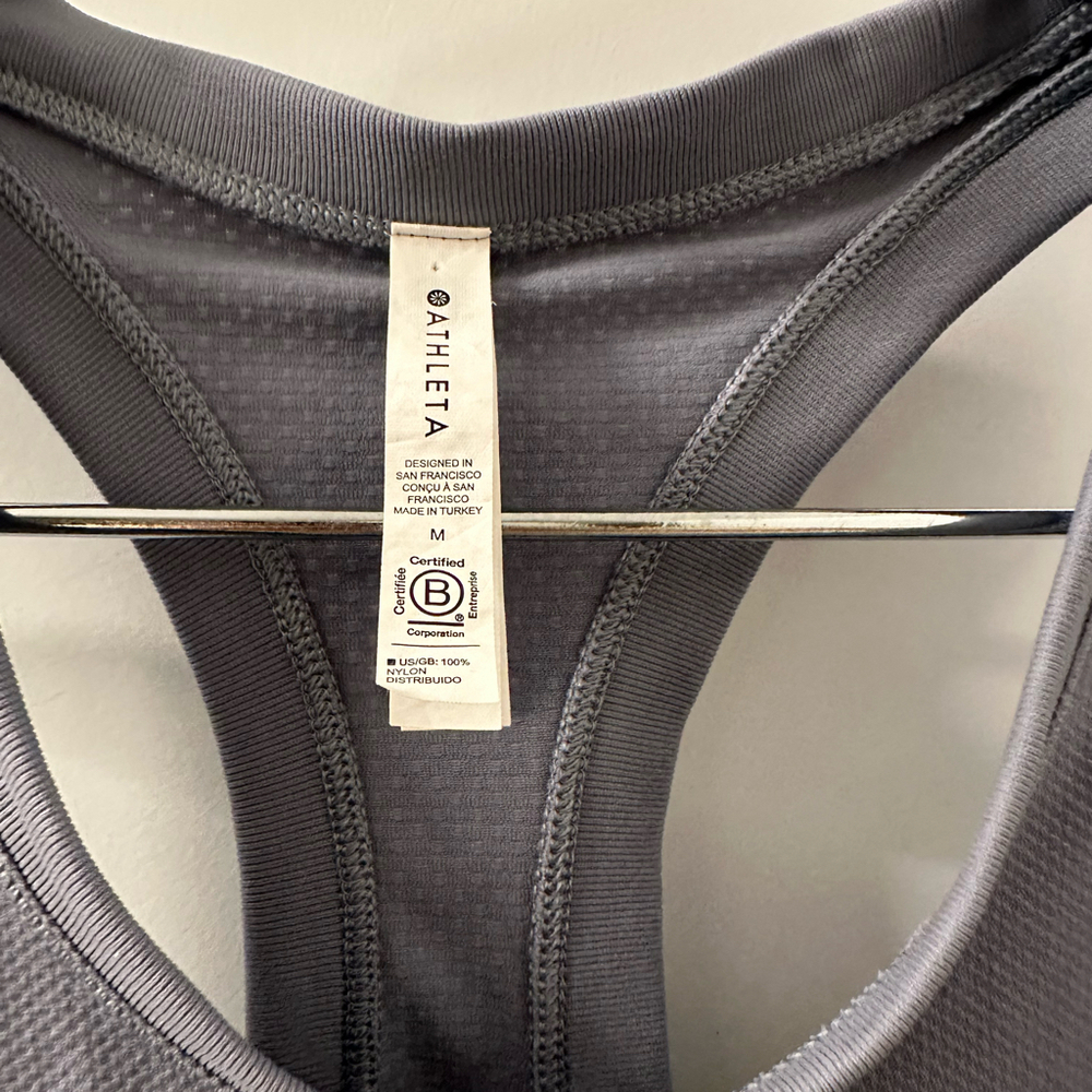 Athleta‎ Momentum Seamless | Blue | M - Picture 3 of 3